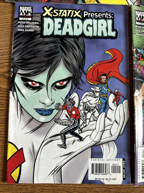 X-STATIX Presents: DEADGIRL #1 2 3 4 5 Complete Limited Set 2005 Marvel Comics 3