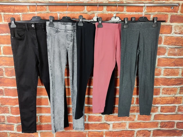 GIRLS BUNDLE AGE 9-10 YEARS M&S NEXT etc LEGGINGS JEGGINGS JEANS KIDS SET 140CM