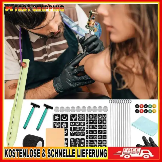 Tattoo Hand Poking Tool Tattoo Needle Stabilizing Stick Poke Needle Holder Kits