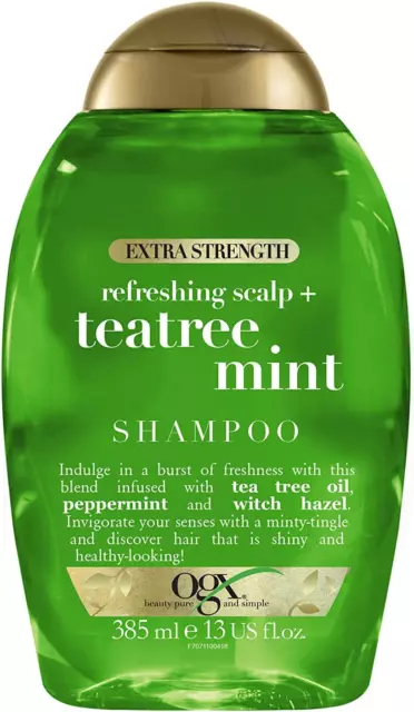 OGX Tea Tree Clarifying Shampoo for Oily and Greasy Hair 385 ml