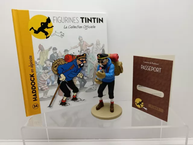 #34 Haddock En Alpiniste Figurines Tintin Collection Officielle Moulinsart