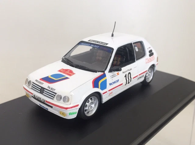 Peugeot 205 GTI #10 B. Moratal Rally Cataluña 1/43 Handmade Transkit Minichamps