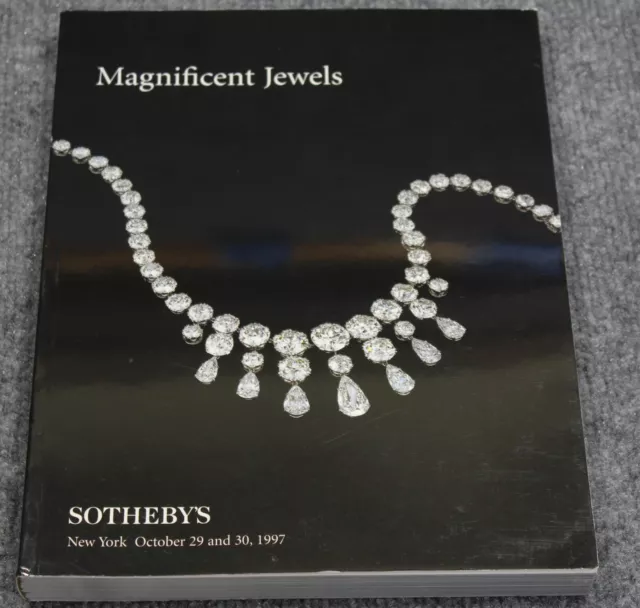 Sotheby’s New York MAGNIFICENT JEWELS Jewelry Auction Catalog October 29th 1997