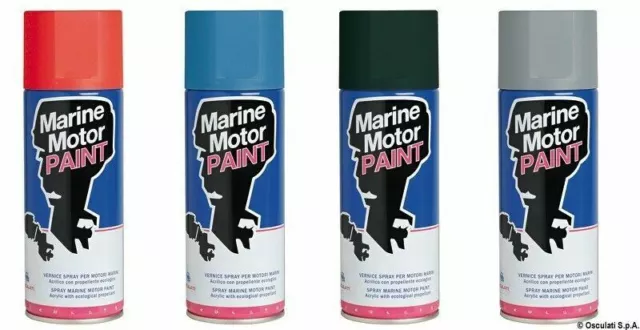 VERNICE ACRILICA SPRAY MARINE MOTOR PAINT PER MOTORI FUORIBORDO by osculati