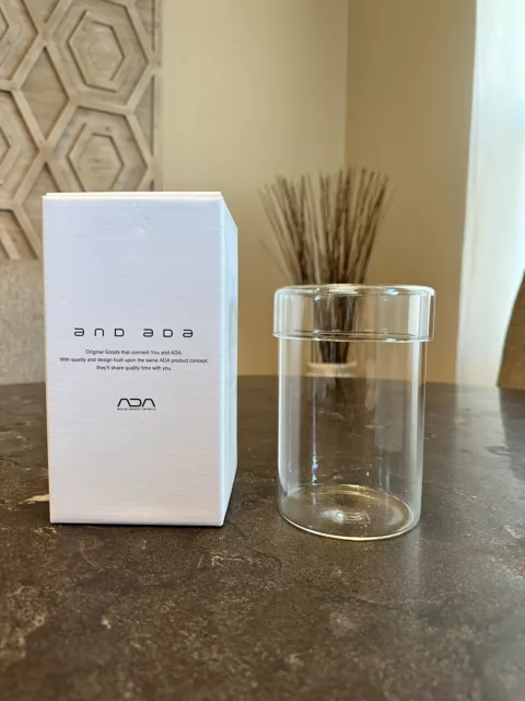 Ada Aqua Design Amano And Ada Maru Glass Pot Collectors Item Rare New In Box
