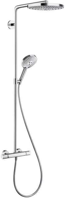 hansgrohe Raindance Select S 240 2jet Showerpipe 27129000, chrom, schwenkbar