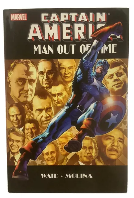 Captain America: Man Out Of Time, Marvel Graphic Novel Hardcover 2011 By Waid