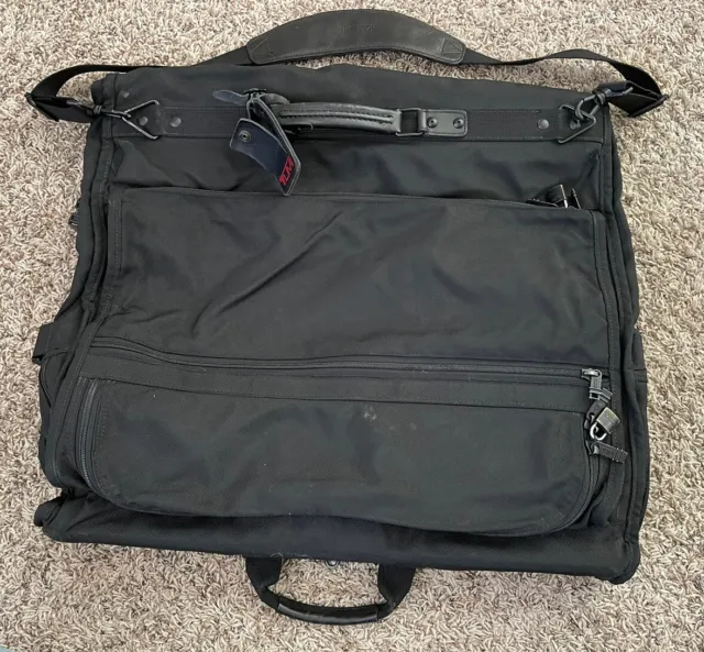 Tumi Alpha Bi Fold Garment Bag Business Carry On Ballistic Nylon Luggage 2