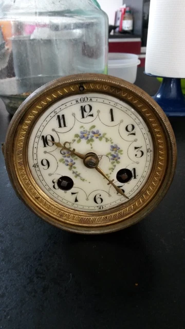 Mecanismo De Péndulo Reloj Antiguo Francia XIX Em Siglo Gg