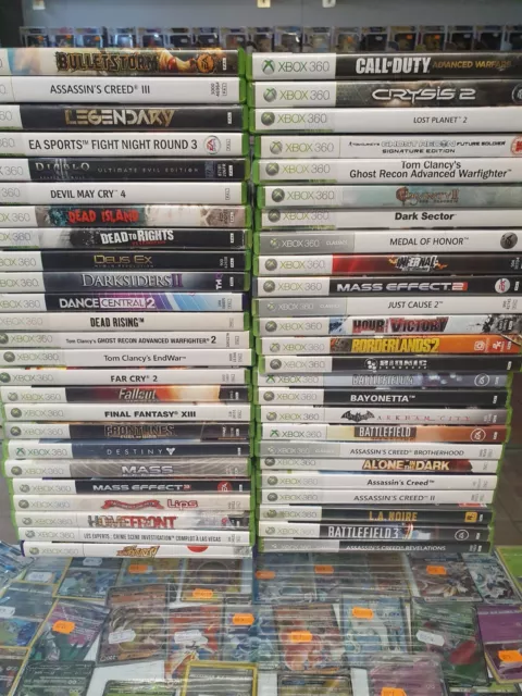 Lot De 50 Jeux Xbox 360