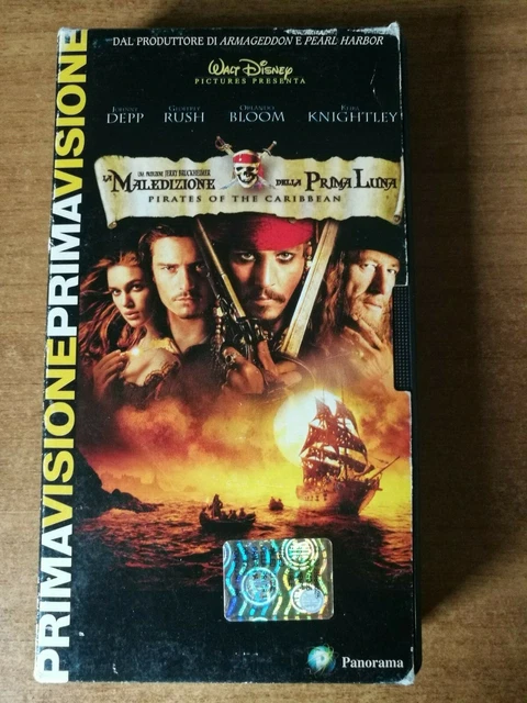 LA MALEDIZIONE DELLA PRIMA LUNA VHS Walt Disney JOHNNY DEPP EUR 2