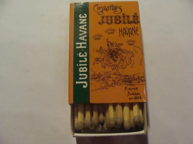 Boite allumettes - Cigarillos JUBILE - HAVANE - Liège - Belgium - (B15)