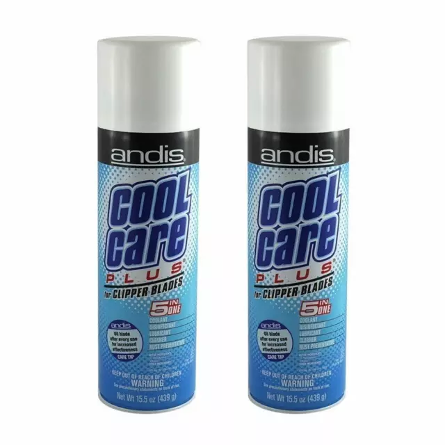 Andis COOL CARE PLUS SPRAY 5 in 1 CLIPPER KLINGE SPRAY 2 ODER 4ER-PACK