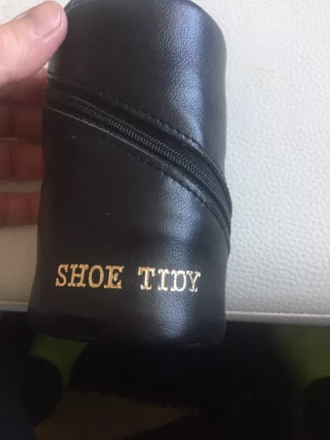 Shoe Tidy Zipped Case Vintage Shoe Shine