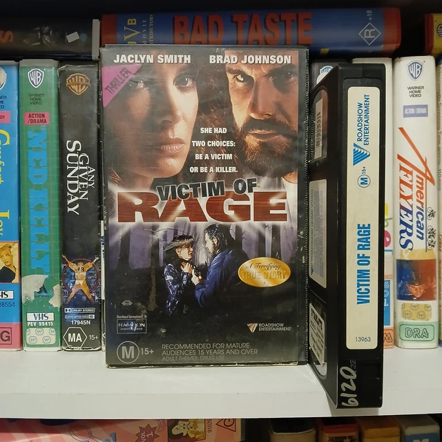 1994 VICTIM OF Rage- Roadshow Vhs- Ex Rental- Jaclyn Smith Brad Johnson ... image.