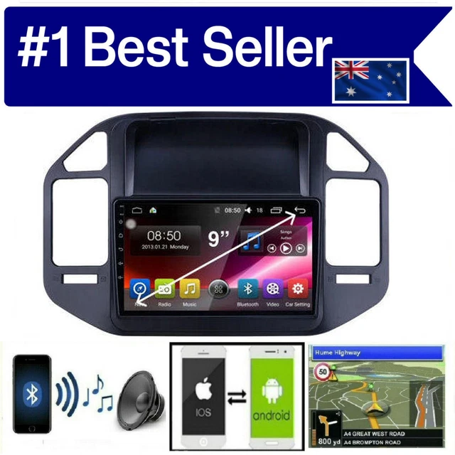 Pajero Nm Np 2000-2006 Gps Apple Carplay Android Auto Cam Dab Tpms Dvr Odb 4X4