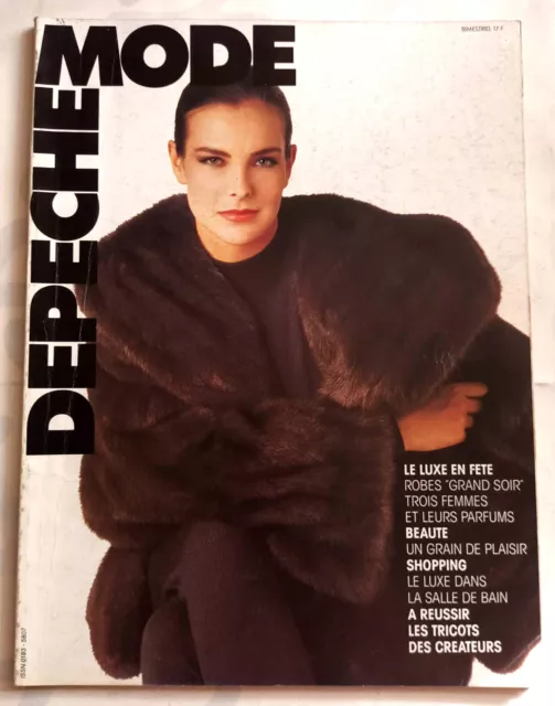 Magazine DEPECHE MODE #36 (Déc. Janvier 85) Carole Bouquet, Chantal Thomass, ...