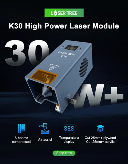 4W 5W 20W 30W Optical Power Laser Module for CNC Laser Engraver Cutting DIY Tool