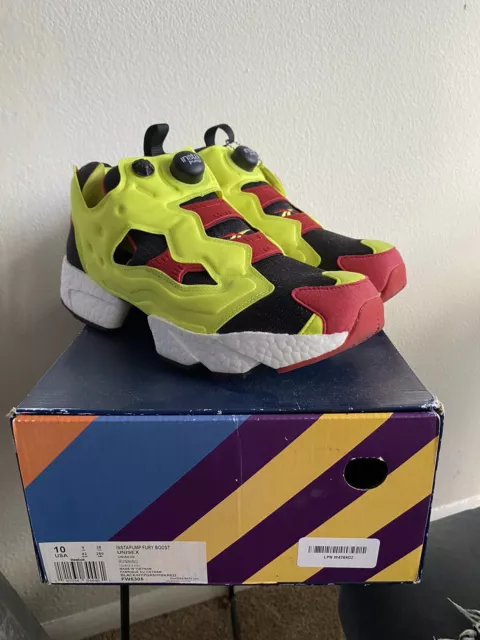 Size 10 Mens Reebok Instapump Fury x Adidas Boost OG Meets OG 2019 Used Fw5305