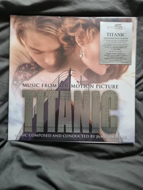 Titanic Soundtrack 2 Black And Silver Discs Lots Of Goodies Included See Pic