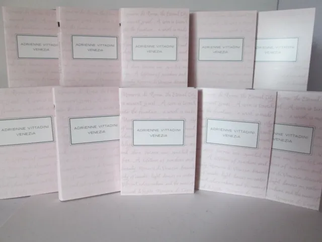 10 x Perfume Samples in pink gift cards Wedding Baby Shower Hen Party Treats
