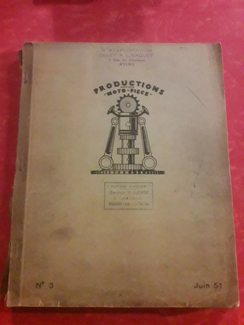 JAWA CZ 250 1955 monocylindre type 353 catalogue pièces détachées parts
