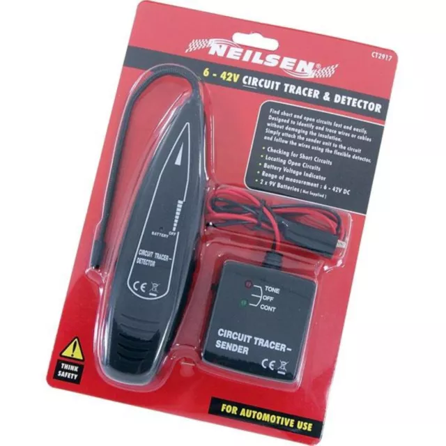Auto Circuit Tracer and Detector Tool Kit - Find Damaged Cable or Cable