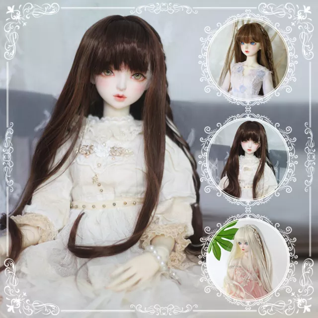 BJD SD Doll's Hair Soft Wig for 1/3 1/4 1/6 Ball Jointed BJD Dolls DIY Toys Wigs 2
