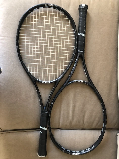 Prince EXO3 Black 100, 4-1/8 Grip, 2 Available