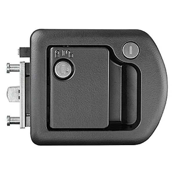 Trimark Steel Black Standard Key Motorhome Entry Door Lock w Dead Bolt