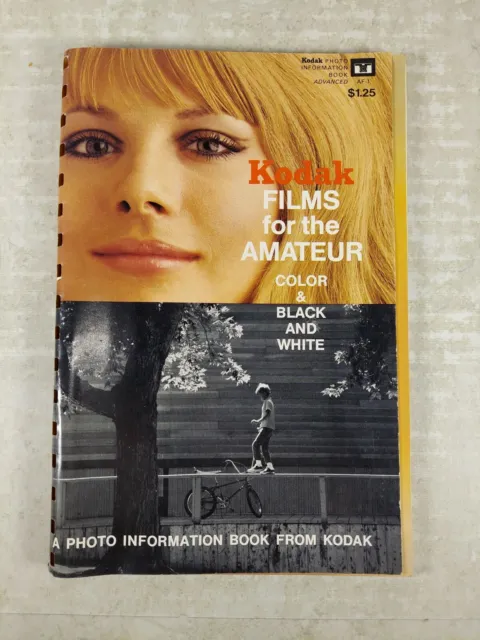 Early 1970's Film Kodak Photo Book "Films For The Amateur" Camera Book