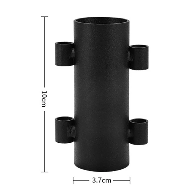 Fixation Poteau Auvent Collier De Serrage Tente 28-32mm APT | Fixation Poteaux Camping | Lot De 2 Accessoire Tente Robuste