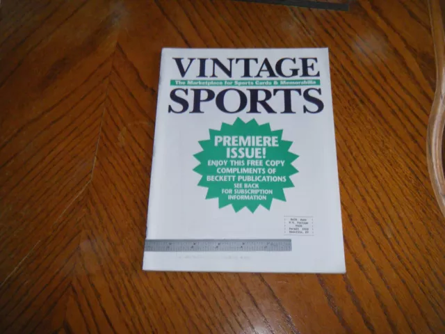 1996 BECKETT V1 Premiere Edition FALL 1996 VINTAGE SPORTS MICKEY MANTLE