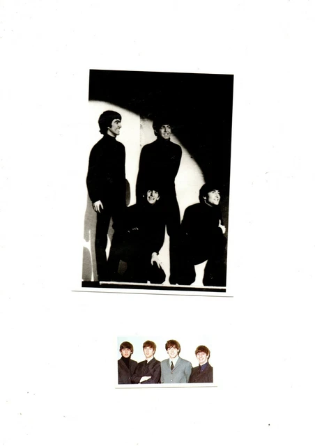 The Beatles Postcard + Beatles Brooke Bond Tea Card Ex Clean Condition