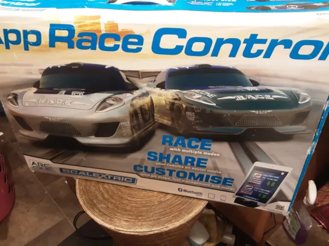 1/32 Scale Scalextric Arc One App Race Control Slot Car Set-Boxed-Model: C1329