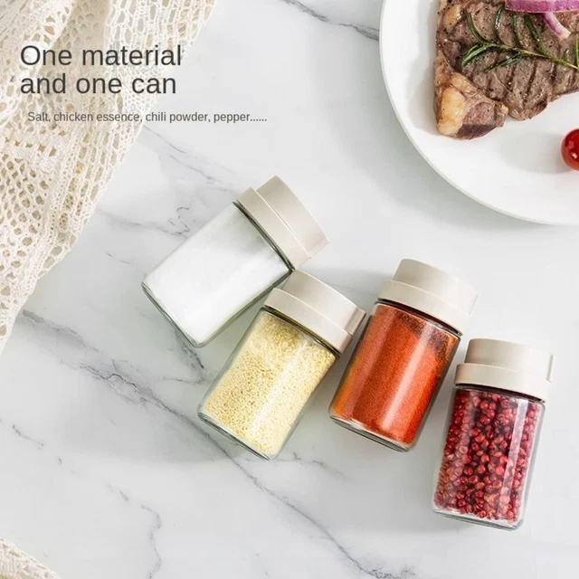 Leak-proof Seasoning Box Protable Condiment Canister Spice Container  Kitchen