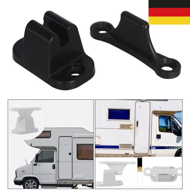 Türhalter Türstopper Türfeststeller Wohnwagen Wohnmobil Caravan Boot 2 tlg. weiß