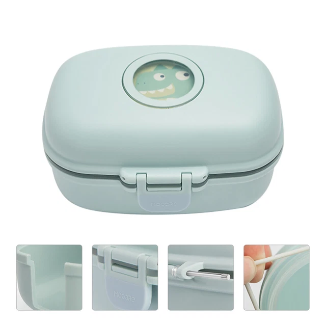 NUK Scatola Per Latte In Polvere - 4 Scomparti, Senza BPA, Colori Assortiti