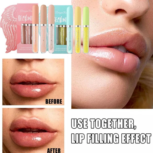 3X lápices labiales líquidos crema esmaltado labial brillo duradero belleza labios V0P0