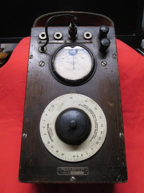 Antique Roller-Smith Co. Bethlehem Pa., Ohmmeter, Nice Shape