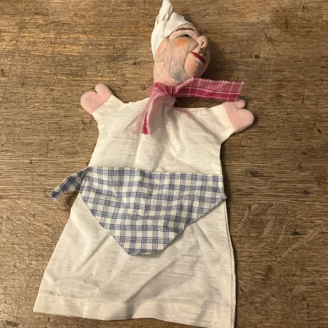 Handpuppe, Dresdener Künstlerpuppe? Koch, Vintage