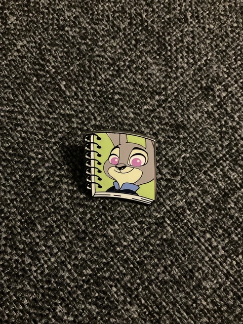 DISNEY CHARACTER NOTEBOOKS Judy Hopps Zootopia Pin £3.49 - PicClick UK