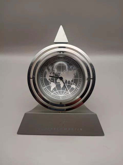 Reloj y marco de cardán Lockheed-Martin Galileo - plateado RARO envío gratuito