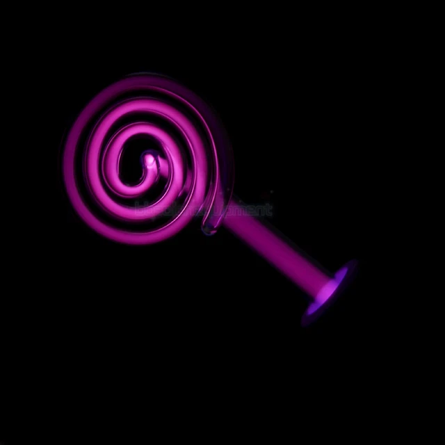 Sprial High Frequency Electrode Violet/Orange Ray Attachment Anti Acne Skin Care