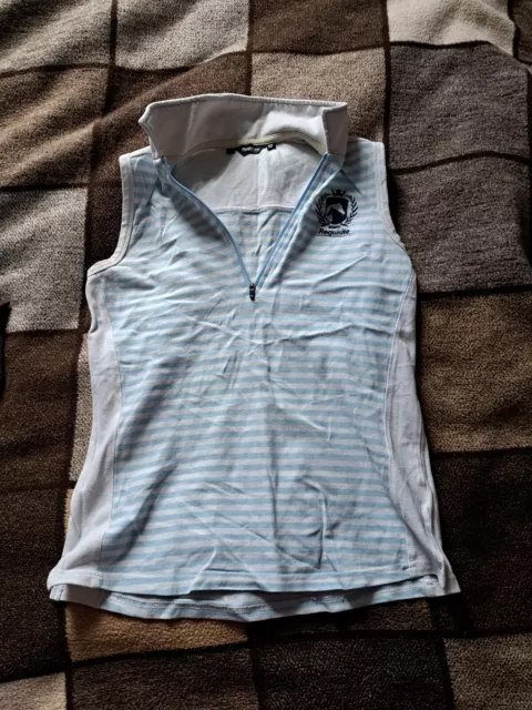 Sleeveless Polo Top Size 10