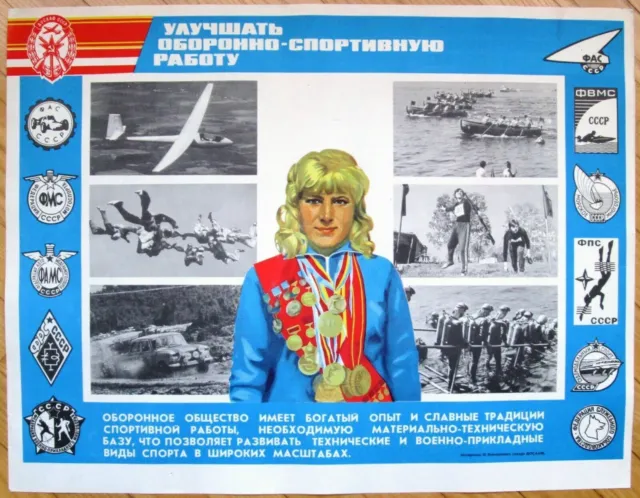Poster Originale Lenin Propaganda Russia Sovietica Armata Rossa Vittoria...