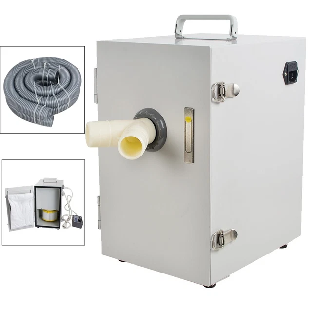 New Dental Digital Double Impeller Dust Collector Artificer Vacuum Cleaner 550W