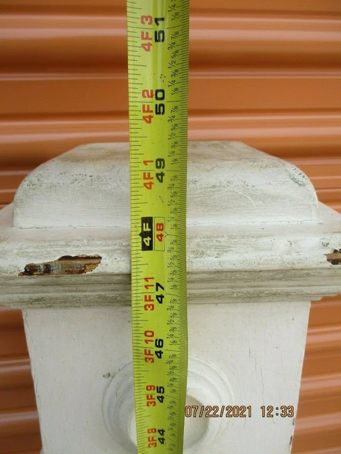 Newel Post Rounded Flat Top Scroll Corners Bullseyes  We Ship!!!!!! Lot 1 2