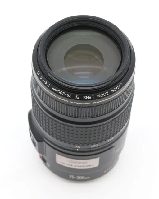 Objektiv Tele Canon Zoom Lens EF 75-300 mm 4-5.6 IS USM digital analog