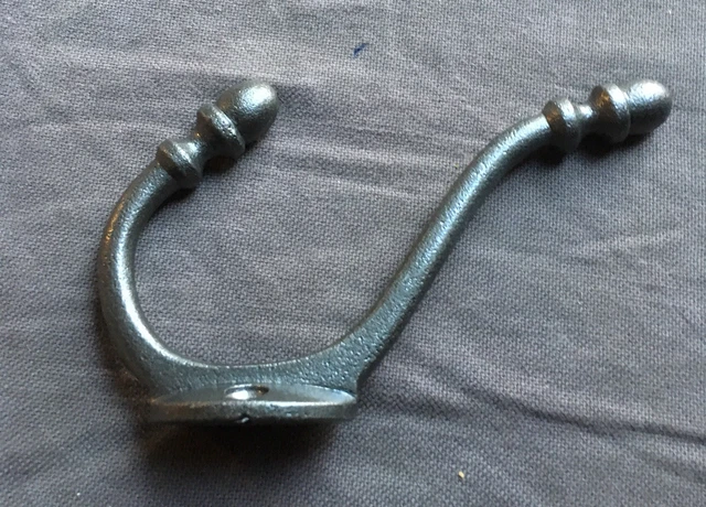 Victorian Style Cast Iron Acorn Coat Hooks